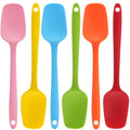 6pcs Silicone Spatulas Set, 8 Inch Small Spatula Heat Resistant Non-Stick Flexible Scrapers Baking Mixing Tool, Suitable for Jam, Cream Mixing, And Baking- Essential Kitchen Tool