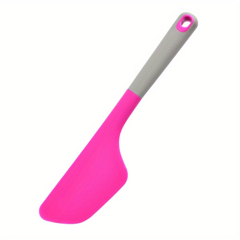 Extra-Large Silicone Short Spatula - a Versatile Tool for Home Kitchens, Perfect for Spreading Cake Cream, Durable And Heat-Resistant for Baking, Suitable for Cooking, Baking, Mixing, And Cutting Cream Cakes, Ideal for Commercial Kitchen Use